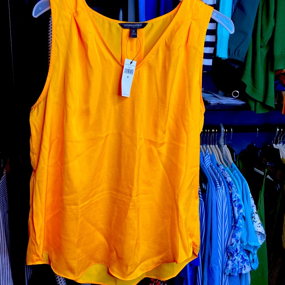 Banana Republic yellow tank top